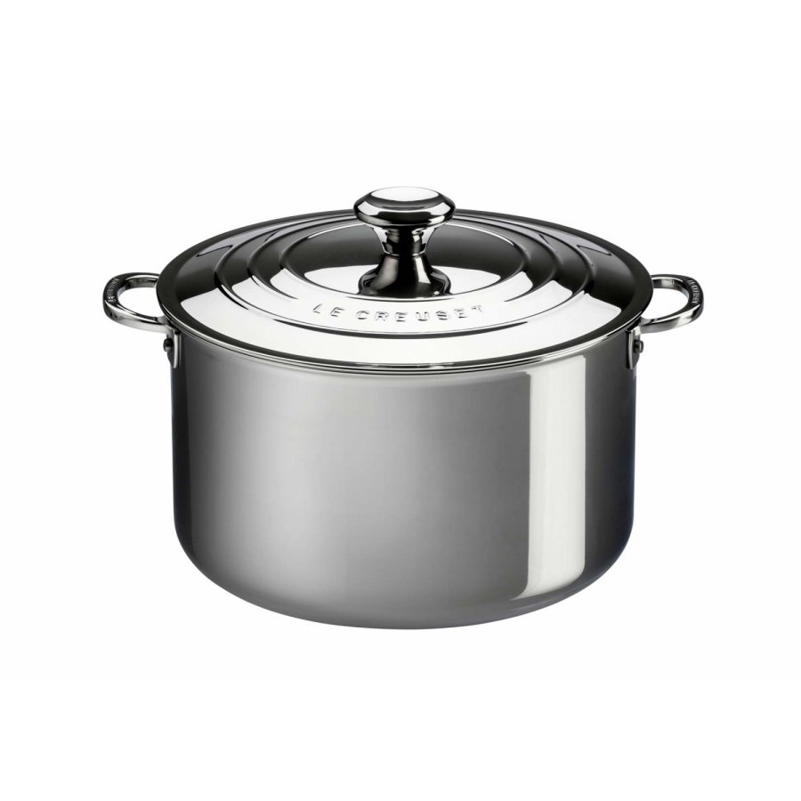 Le Creuset 3-Ply Signature Gryde m. Lg 20 cm/3,8 L