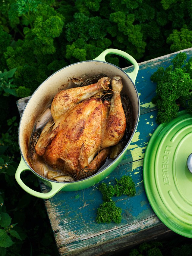 Le Creuset Gryde Oval 27 cm, Palm Grn