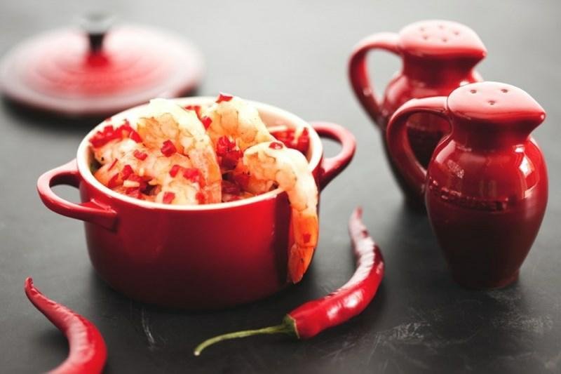 Le Creuset Minigryde Stentj 10 cm, Cerise rd