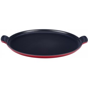 Le Creuset Pizza/Stegeplade 32 cm, Cerise