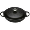 Le Creuset Signature Buffetgryde 30 cm/3,5 L, Mat Sort