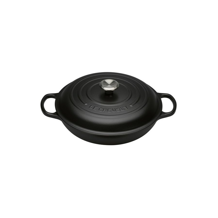 Le Creuset Signature Buffetgryde 30 cm/3,5 L, Mat Sort