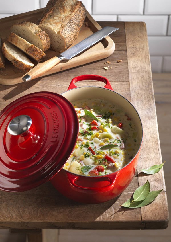 Le Creuset Signature Oval Stbejernsgryde 27 cm/4,1 L, Cerise