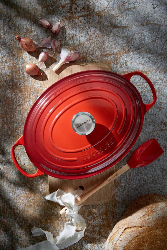Le Creuset Signature Oval Stbejernsgryde 27 cm/4,1 L, Cerise