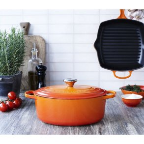 Le Creuset Signature Oval Støbejernsgryde 27 cm/4,1 L, Volcanic