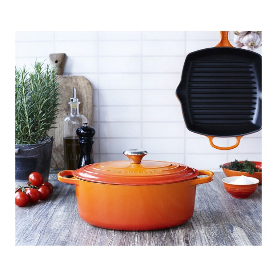 Le Creuset Signature Oval Gryde 27 cm/4,1 L, Volcanic