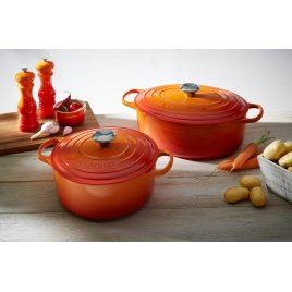 Le Creuset Signature Oval Gryde 27 cm/4,1 L, Volcanic