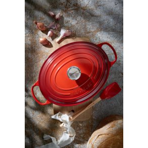 Le Creuset Signature Oval Støbejernsgryde 31 cm/6,3 L, Cerise