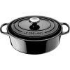 Le Creuset Signature Oval Stbejernsgryde 31 cm/6,3 L, Sort
