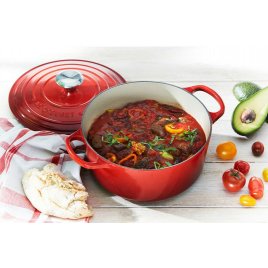 Le Creuset Signature Gryde 22 cm/3,3 L, Cerise