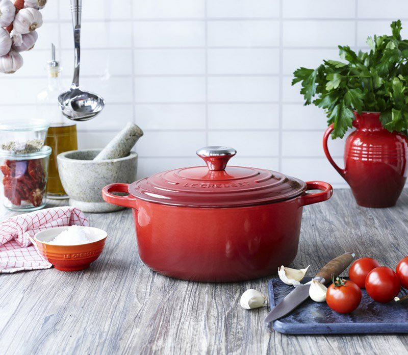 Le Creuset Signature Rund Stbejernsgryde 22 cm/3,3 L, Cerise