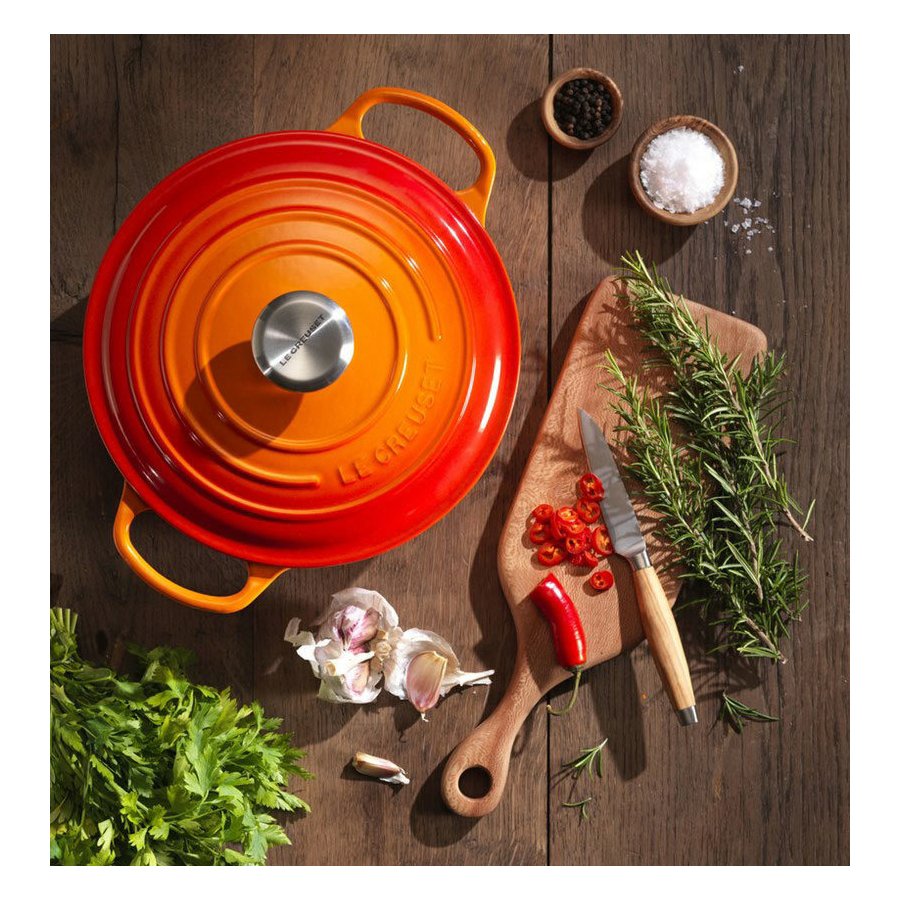 Le Creuset Signature Rund Stbejernsgryde 22 cm/3,3 L, Volcanic