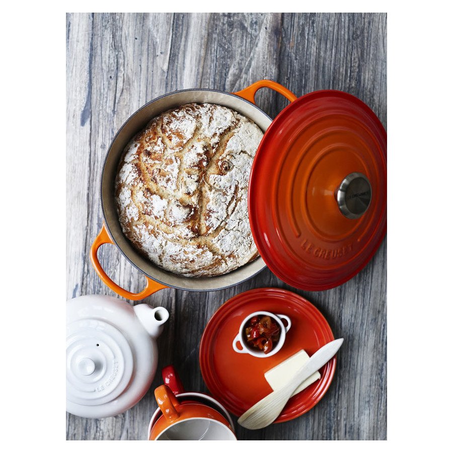 Le Creuset Signature Rund Stbejernsgryde 22 cm/3,3 L, Volcanic