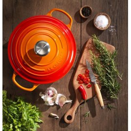 Le Creuset Signature Gryde 24 cm/4,2 L, Volcanic