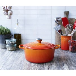 Le Creuset Signature Gryde 24 cm/4,2 L, Volcanic