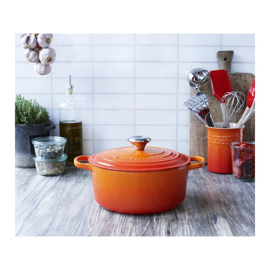 Le Creuset Signature Gryde 24 cm/4,2 L, Volcanic