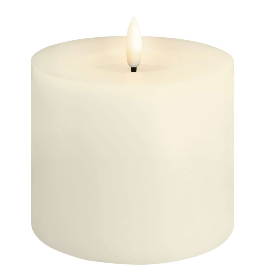 Moods & More Stompkaars met Smelteffect LED �9,9xH10 cm, Ivory