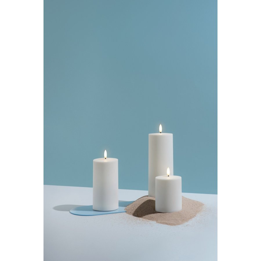 Moods & More Stompkaars Buiten LED �7,8x20 cm, Wit