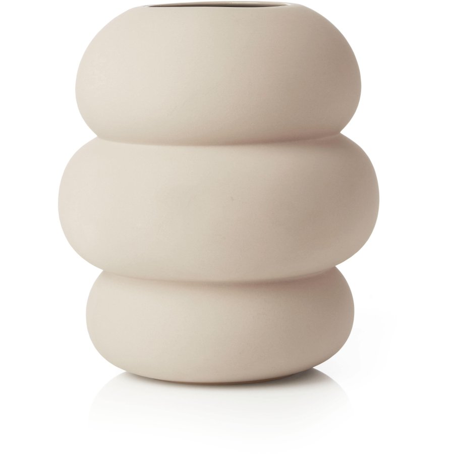 Novoform Soft Shape Keramikvase H33 cm, Beige
