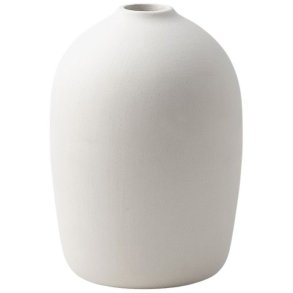 Novoform Raw Vase H14,5, Hvid