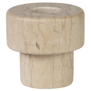 Mette Ditmer Marble Lysestage Ø5,5 x H5 cm, Sand