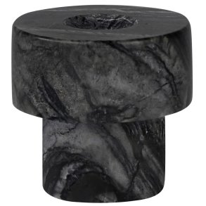 Mette Ditmer Marble Lysestage Ø5,5 x H5 cm, Grå