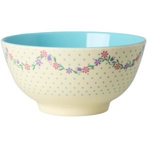 RICE Sk�l �15 cm, Dots and Flowers