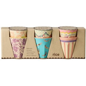 RICE Tasse 6er Set 25 cl, Glory Days Colors/Flowers