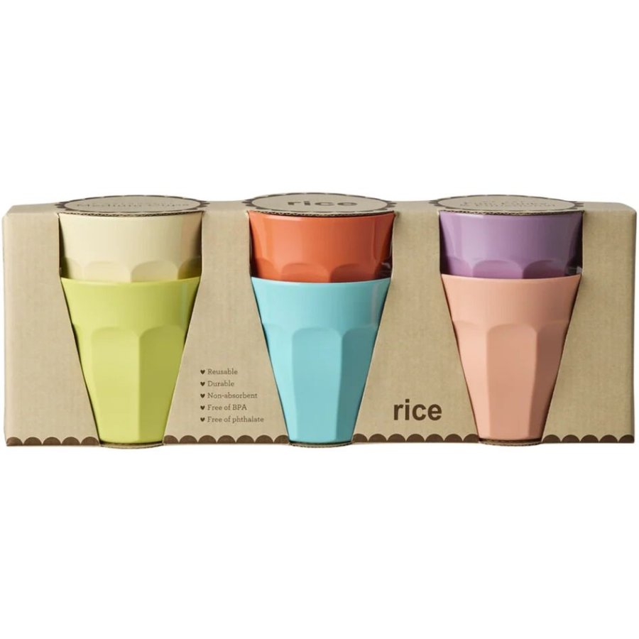 RICE Tasse 6er Set 25 cl, Glory Days Colors