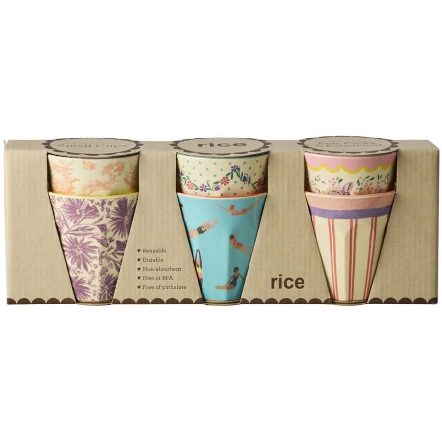 RICE Tasse 6er Set 16 cl, Glory Days Colors/Flowers