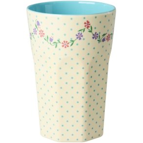 RICE Krus 40 cl, Dots and Flowers