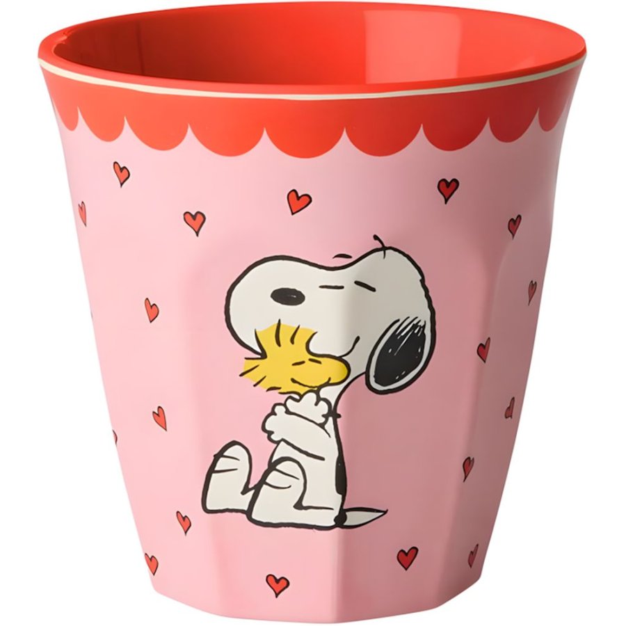 RICE KIDS Kop 25 cl, Snoopy/Pink