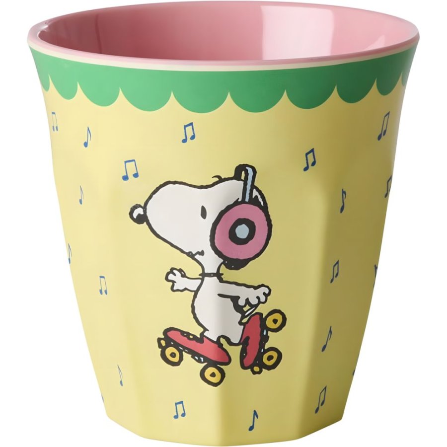 RICE KIDS Kop 25 cl, Snoopy/Gul