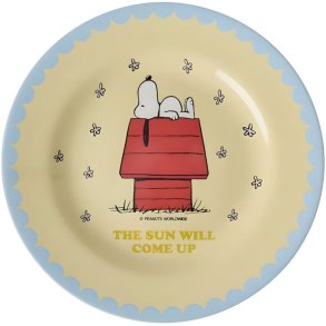 RICE KIDS Teller 20 cm, Snoopy/Creme