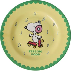 RICE KIDS Teller 20 cm, Snoopy/Gelb