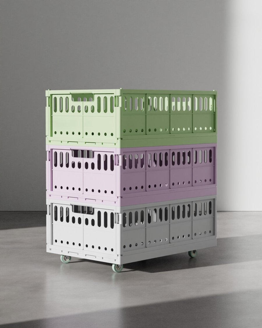 made crate Rollen Set, 4 Stck fr Faltkiste MAXI