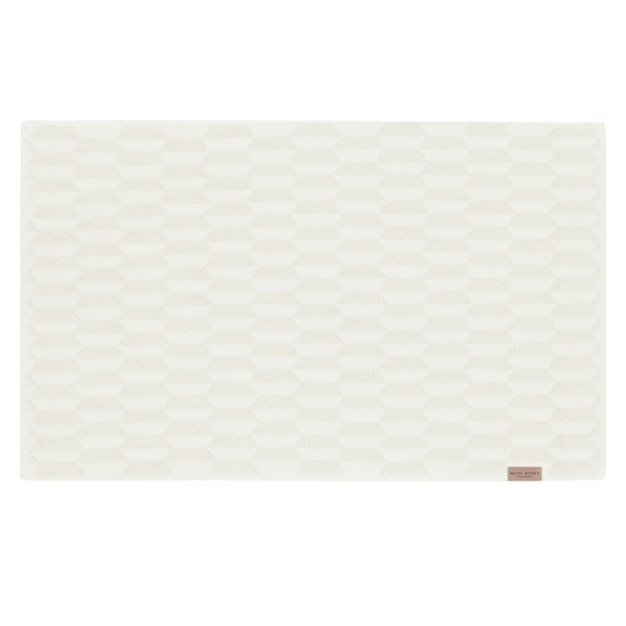 Mette Ditmer Geo Bademtte 50X80 cm, Off-white