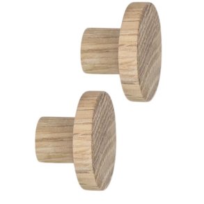 Mette Ditmer Point Knager 2 stk. Ø3,3 x L2 cm, Eg
