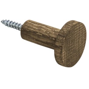 Mette Ditmer Point Knager 2 stk. Ø3,3 x L3,9 cm, Bejdset Eg