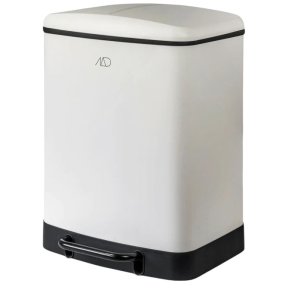 Mette Ditmer Wonda Mlleimer 12 + 12 L, Offwhite