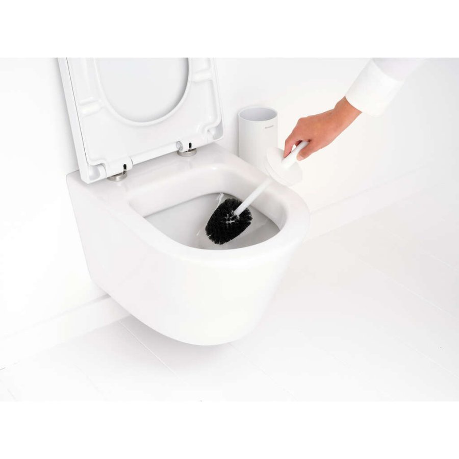 Brabantia Mindset Toiletbrste m. Holder, Mineral Fresh White