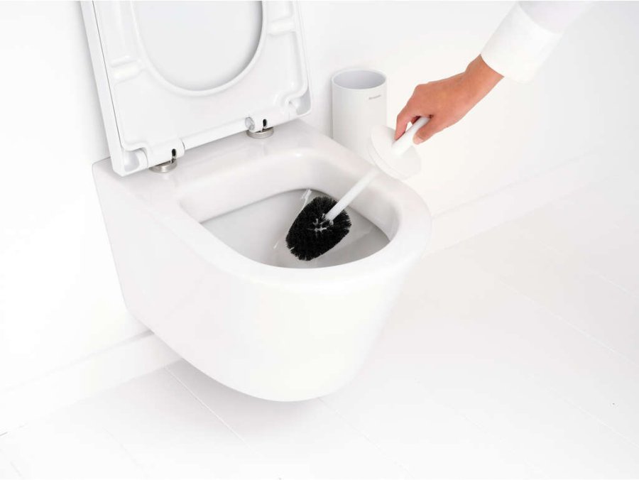 Brabantia Mindset Toiletbrste m. Holder, Mineral Fresh White