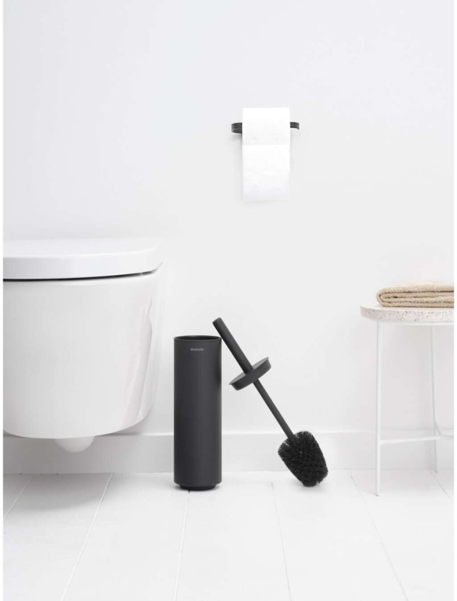 Brabantia Mindset Toiletbrste m. Holder, Mineral Infinite Grey