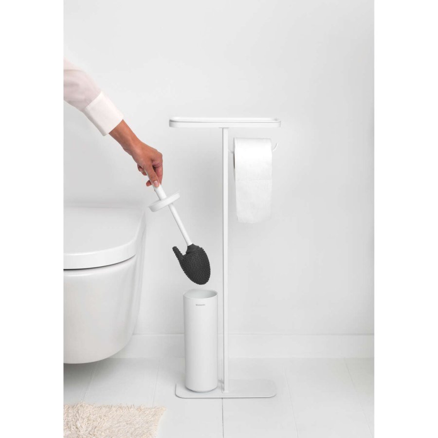 Brabantia Mindset Toilet Butler m. Silikonebrste, Mineral Fresh White