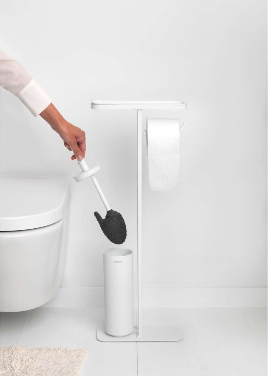 Brabantia Mindset Toilet Butler m. Silikonebrste, Mineral Fresh White