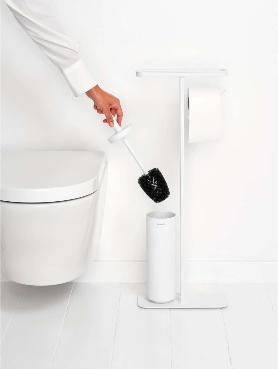 Brabantia Mindset Toilet Butler, Mineral Fresh White