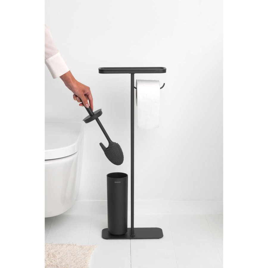 Brabantia Mindset Toilet Butler, Mineral Infinite Grey