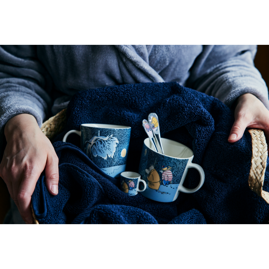 Arabia Mumi Minikrus 4 stk, Sne i m�neskin