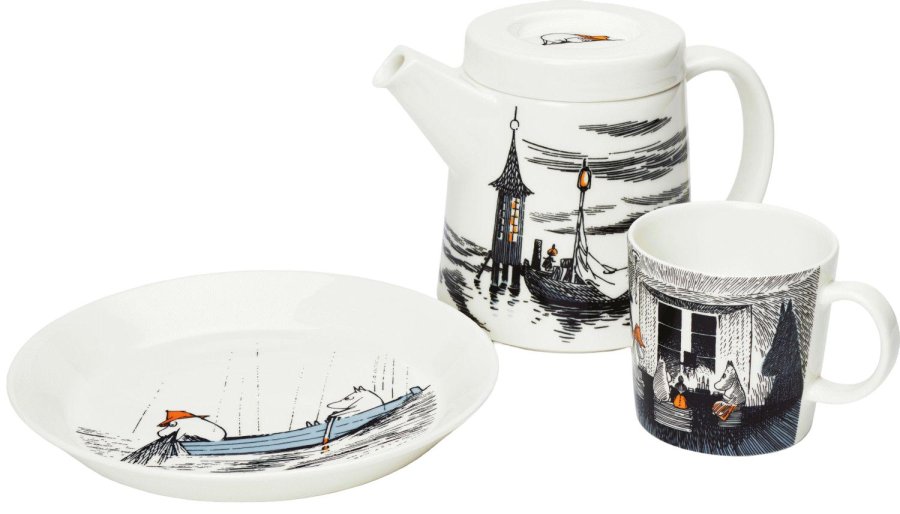 Moomin Arabia Mumin Teller 19 cm, Ihrem Ursprung treu