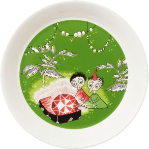 Moomin Arabia Moemin Bord 19 cm, Thingumy & Bob Green